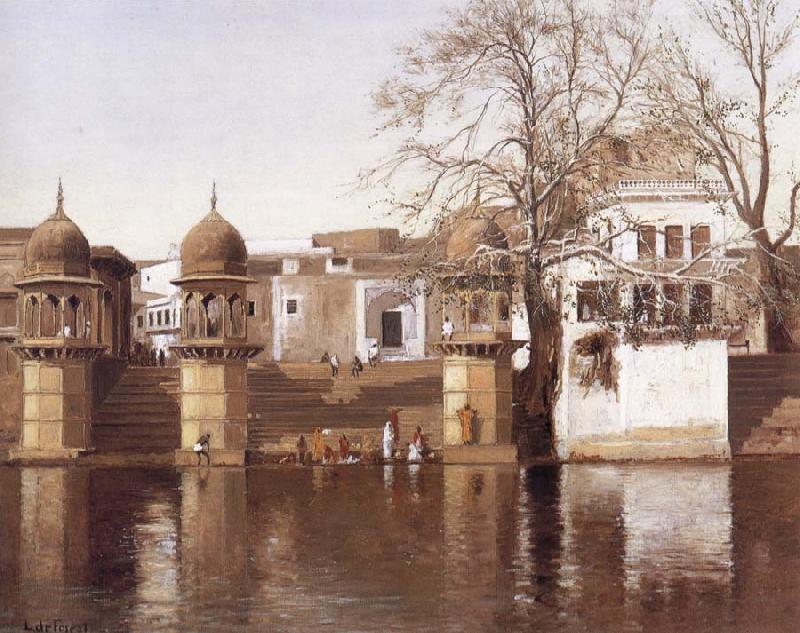 Lockwood de Forest One of the Twenty-four Ghats at Mathura Germany oil painting art